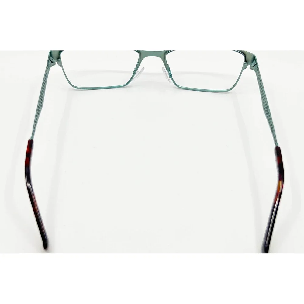 Project Runway Eyeglasses Women Teal Brown PR 128M 171 Rectangle 52-17-135